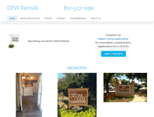Tablet Screenshot of dfwrentnow.com